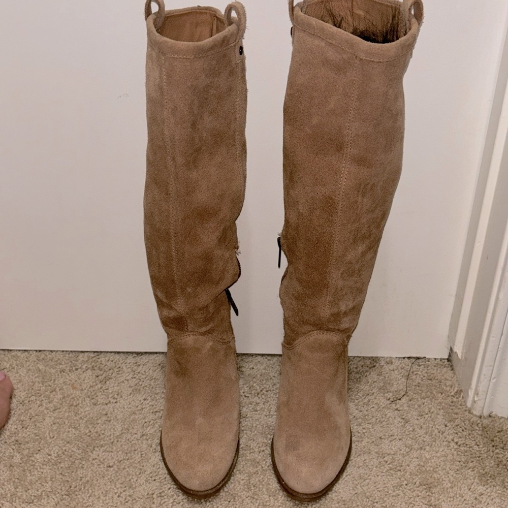 Ugg Arana Knee High Suede Chestnut Brown Boots